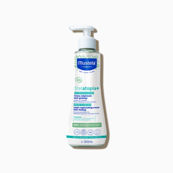 Крем за тяло Mustela Stelatopia+ Lipid-replenishing cream 300 мл