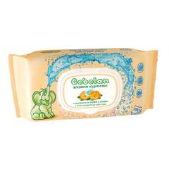 Мокри кърпички Bebelan с невен и лайка 80 бр.