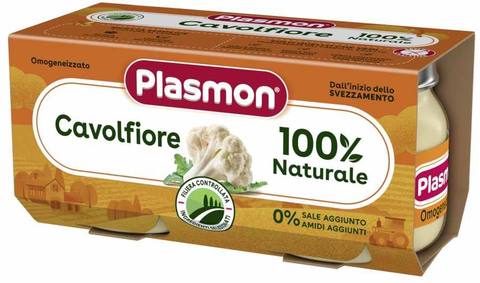 Бебешко пюре Plasmon карфиол 2x80г
