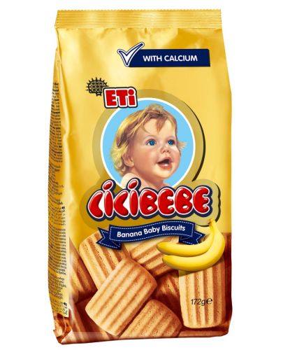 Бебешки бисквити Cicibebe с банан 172 г