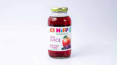 Бебешки сок HiPP червени плодове и ябълка 0.2 л
