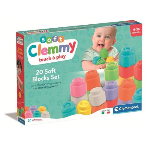 Мек конструктор Soft Clemmy Touch & Play Blocks Set 6-36 месеца