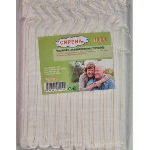 Еднократни чаршафи 60/90 см 10 бр