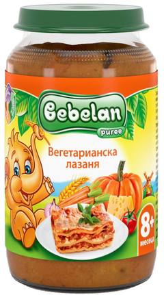 Бебешко пюре Bebelan вегетарианска лазаня 190 г