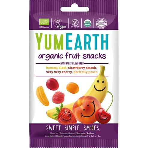 Плодов десерт YumEarth Fruit Snacks 50 г