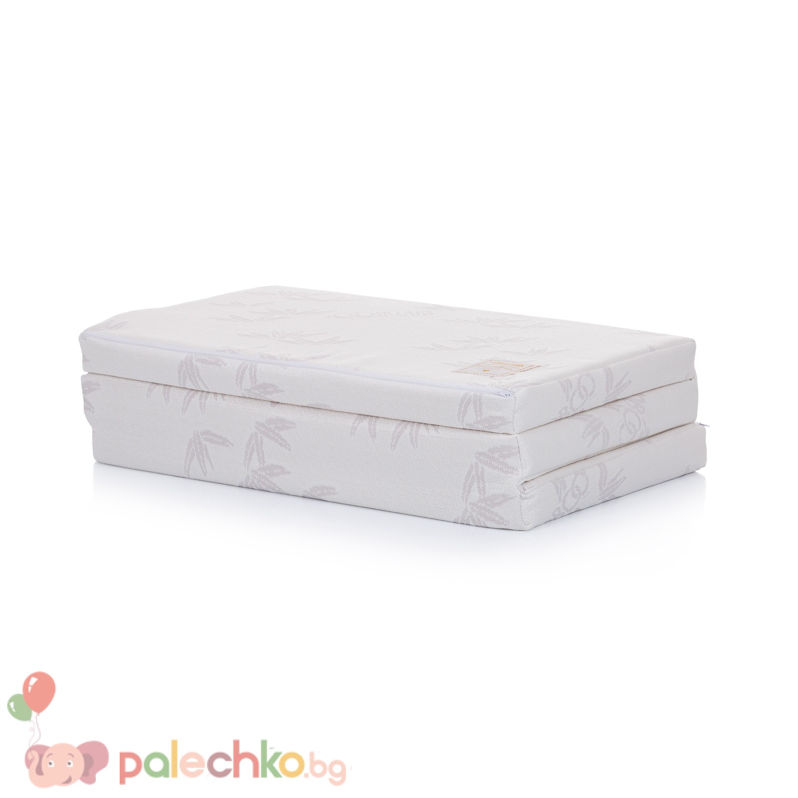 Сгъваем матрак бамбук 120 x 60 x 6 см