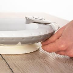 Затопляща чиния с вакуумно закрепване warming plate with suction cup 6m+