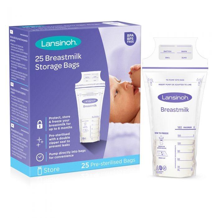 Пликове за съхранение на кърма Breastmilk Storage Bags 25 броя