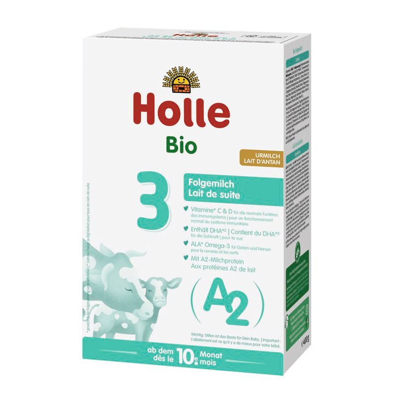 Мляко с А2 формула 3 преходна храна за подрастващи 400Г HOLLE
