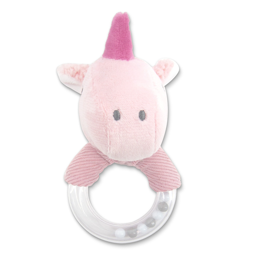 Дрънкалка кръг еднорог PINK