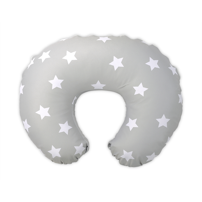Възглавница за кърмене Happy Stars Gray / звезди сиви
