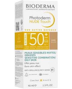 Фотодерм Нюд Тач SPF 50+ златист 40 мл.