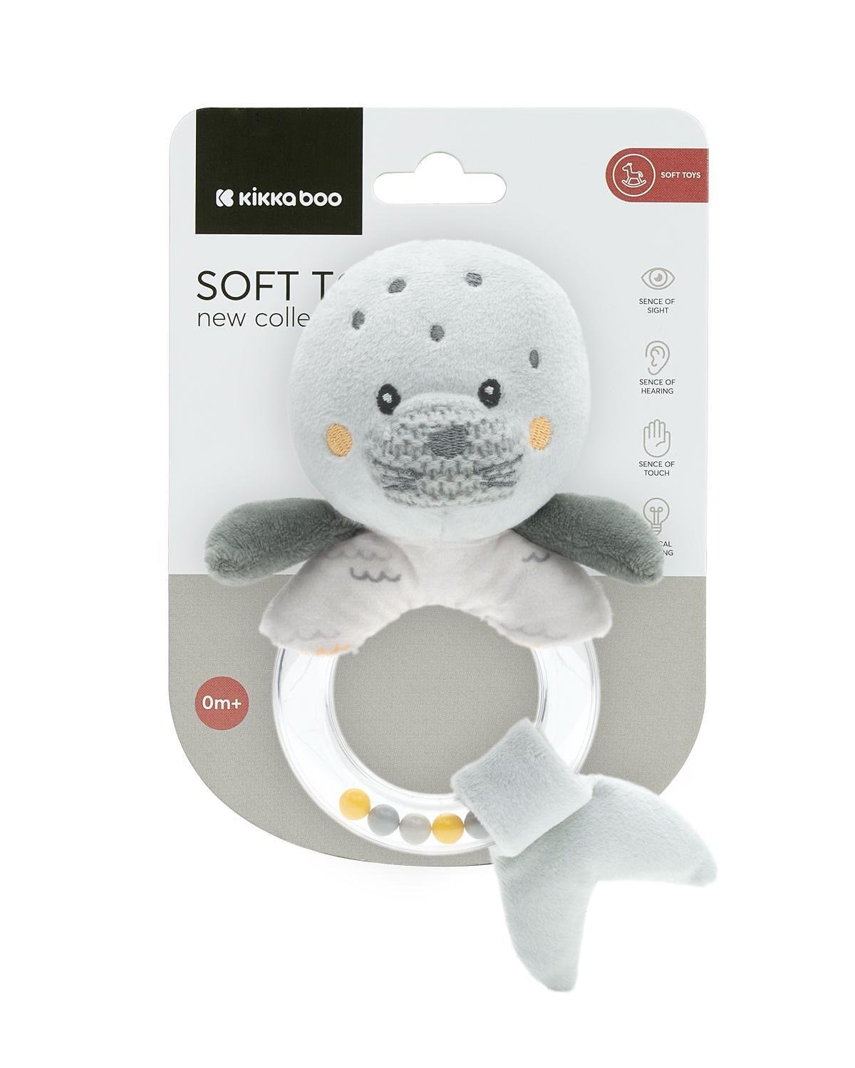 Играчка плюшена дрънкалка Seally me