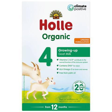 Адаптирано козе мляко Holle Organic 4 Growing-up Goat Milk от 12 месеца