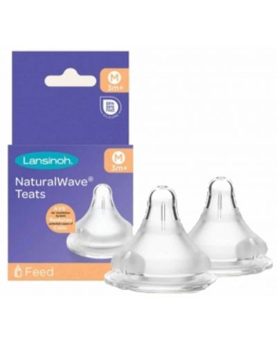Биберони NaturalWave размер M 3m+ 2 броя
