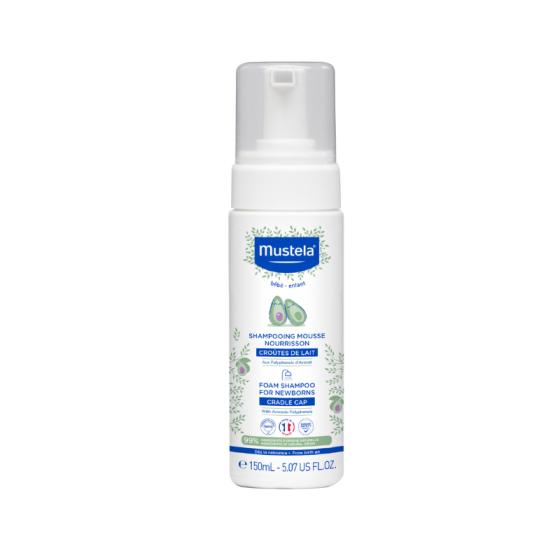 Шампоан-пяна за новородени Mustela Cradle Cap 150 мл