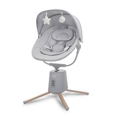 Електрически шезлонг с люлеене Lorelli STORKY, сив