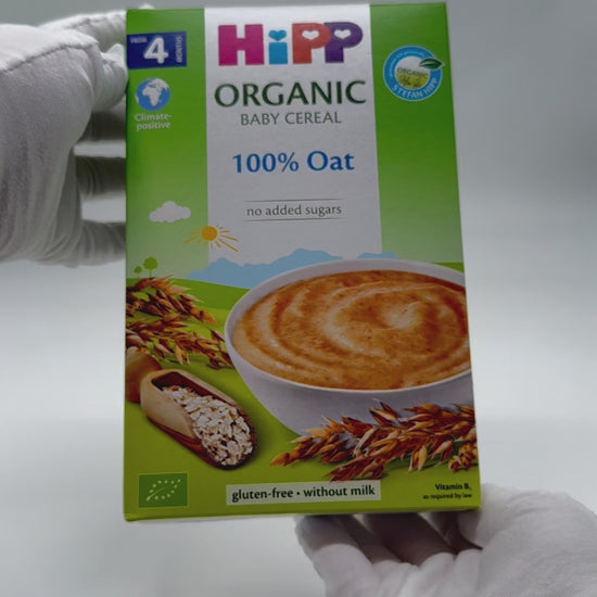 Бебешка каша HiPP Organic Baby Cereal 100% Oat от 4-тия месец