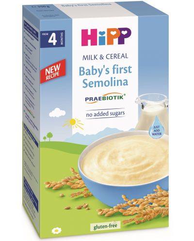 Бебешка млечна каша с пребиотик HiPP първата каша на бебето 4+