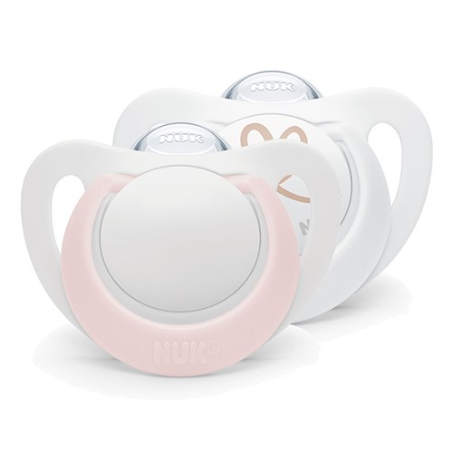 NUK STAR залъгалка силиконова (0-6м) 1бр.***