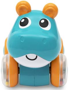 Музикална играчка Chicco Хипопотам, синя