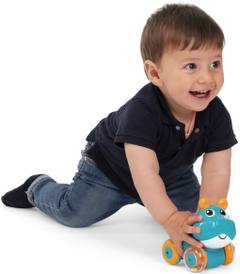 Музикална играчка Chicco Хипопотам, синя