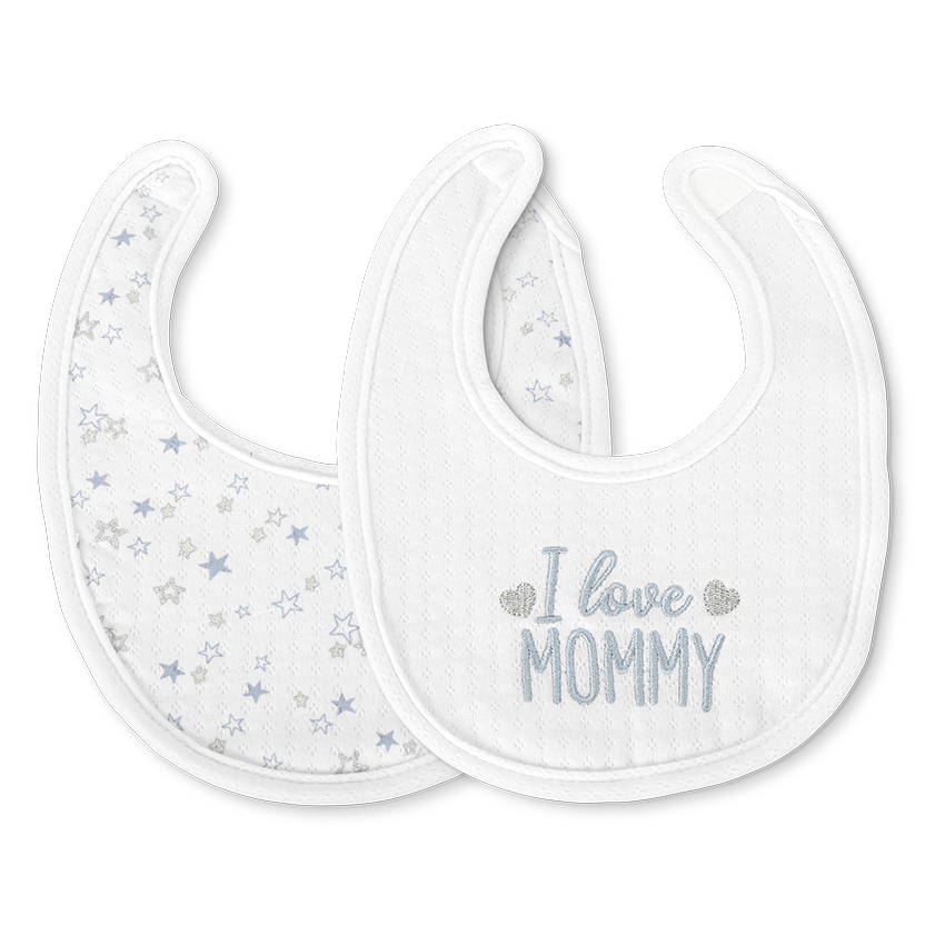 Бебешки лигавници Newborn Bibs Natural With Velcro 2 бр