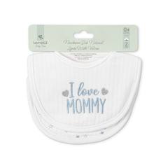 Бебешки лигавници Newborn Bibs Natural With Velcro 2 бр