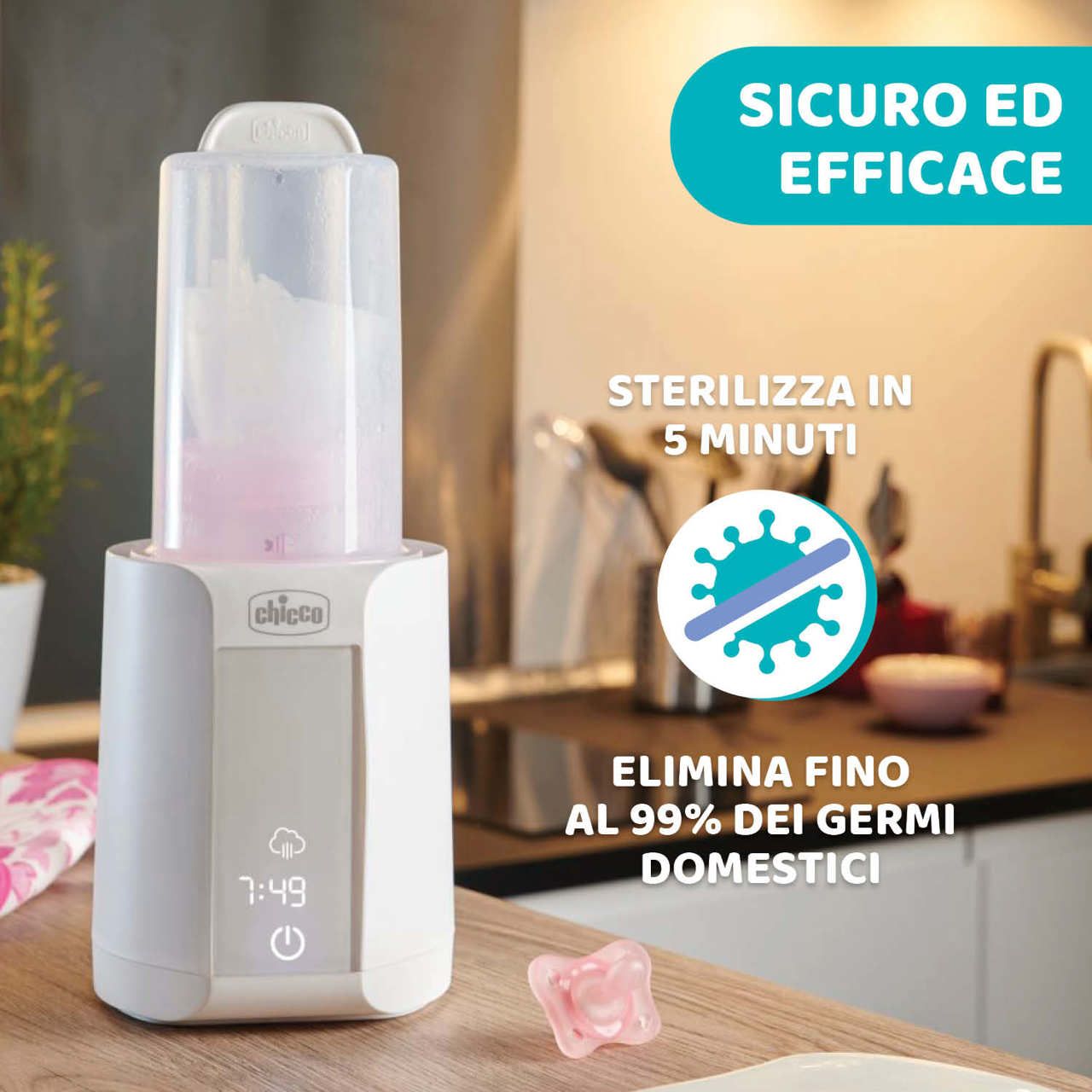 Уред за затопляне и стерилизатор Bottle Warmer + Steriliser 06867_M