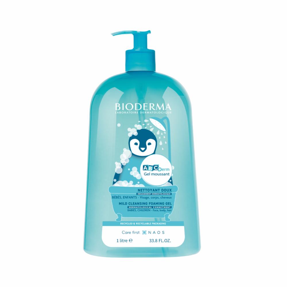 Мек измиващ гел ABCDerm Gel moussant 1 л