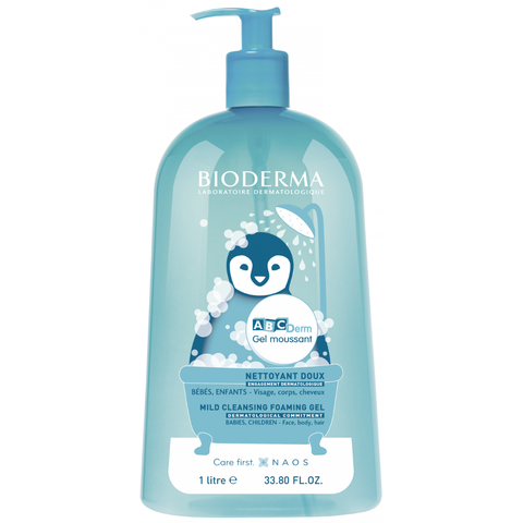 Мек измиващ гел ABCDerm Gel moussant 1 л
