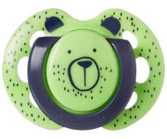 Ортодонтични залъгалки Tommee Tippee Fun Friends, 0-6 м, 2 бр, мече/катерица