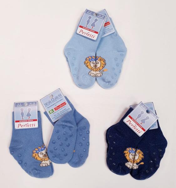 Бебешки чорапи Perfetti безшевни Anti-Slip 1-2г. 22-24