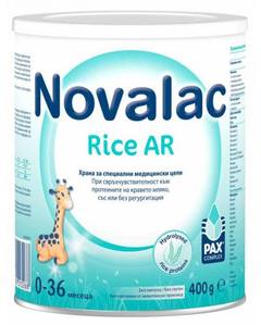 Адаптирано мляко Novalac Rice AR 400 г.