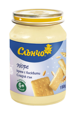 Крем с бисквити "Сладък сън" 6+м, 190г.