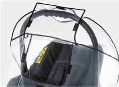 Дъждобран за бебешка количка тип кош Rain cover for baby seats 70538