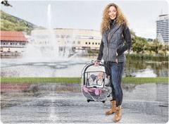 Дъждобран за бебешка количка тип кош Rain cover for baby seats 70538