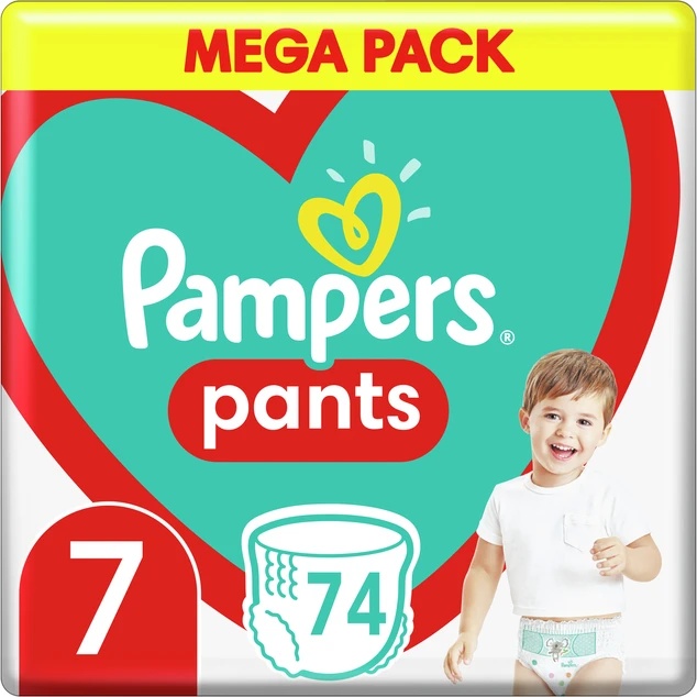 Пелени гащи Pampers Active Baby Pants размер 7, 74 бр.