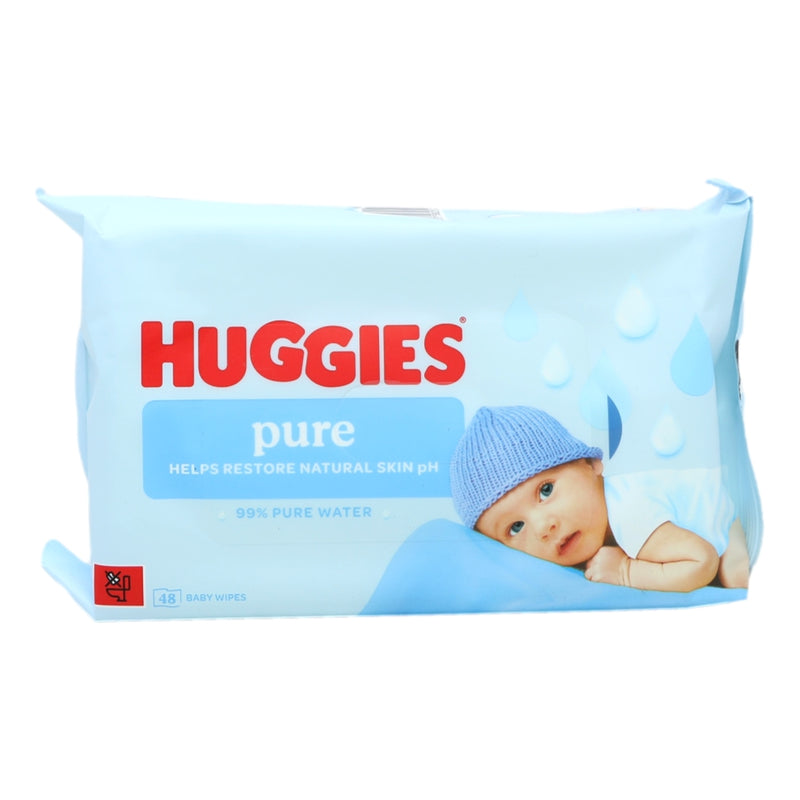 Мокри кърпички Huggies Pure 48 бр