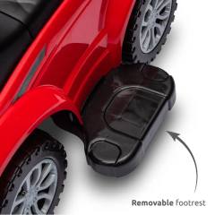 Кола за яздене Lorelli OFF ROAD с дръжка, бяла