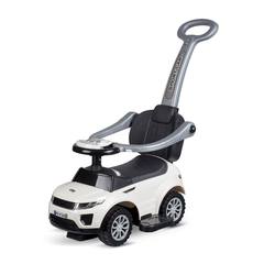 Кола за яздене Lorelli OFF ROAD с дръжка, бяла
