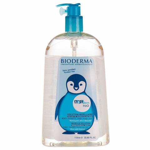 Мицеларна вода Bioderma ABCDerm H2O 1 литър