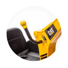 Chipolino CAT Backhoe Loader лицензирана акумулаторна играчка за яздене багер-товарач