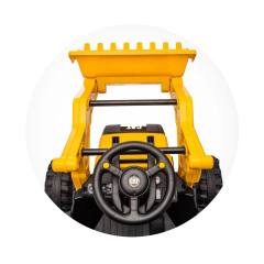 Chipolino CAT Backhoe Loader лицензирана акумулаторна играчка за яздене багер-товарач