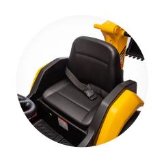 Chipolino CAT Backhoe Loader лицензирана акумулаторна играчка за яздене багер-товарач