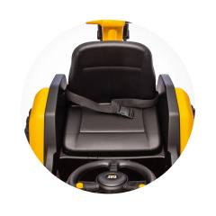 Chipolino CAT Backhoe Loader лицензирана акумулаторна играчка за яздене багер-товарач