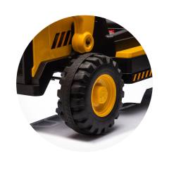 Chipolino CAT Backhoe Loader лицензирана акумулаторна играчка за яздене багер-товарач