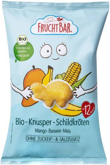 Био царевичен снакс FruchtBar манго, банан и царевица 30 г