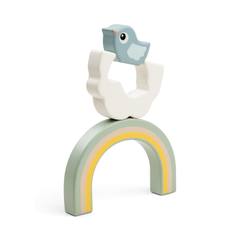 Дървена играчка Stacking tunnel Birdee Colour mix