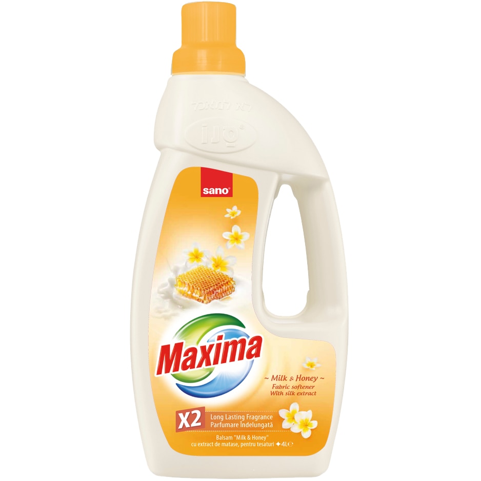 Омекотител за дрехи Maxima Milk & Honey 4 л